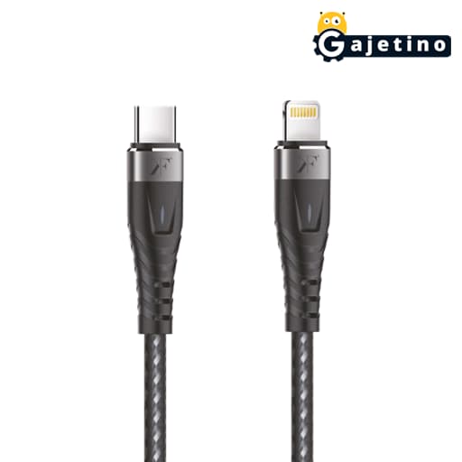 کابل شارژ تایپ سی به لایتنینگ کی اف سنیور مدل KF Senior S9 Type-C to Lightning Cable
