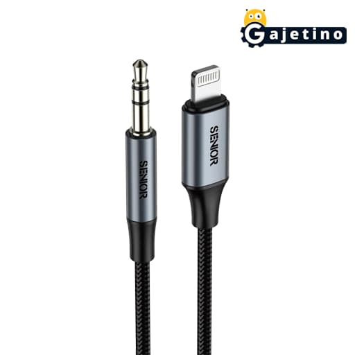 کابل AUX به لایتنینگ کی اف سنیور مدل KF Senior A-380