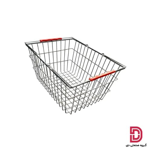 سبد خرید دستی فلزی 10 لیتری