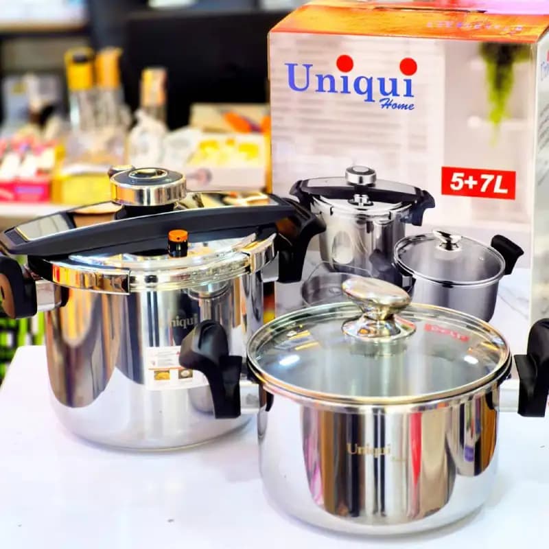 زودپز دوقلوی یونیک 5 و 7 لیتری — تصویر ۳