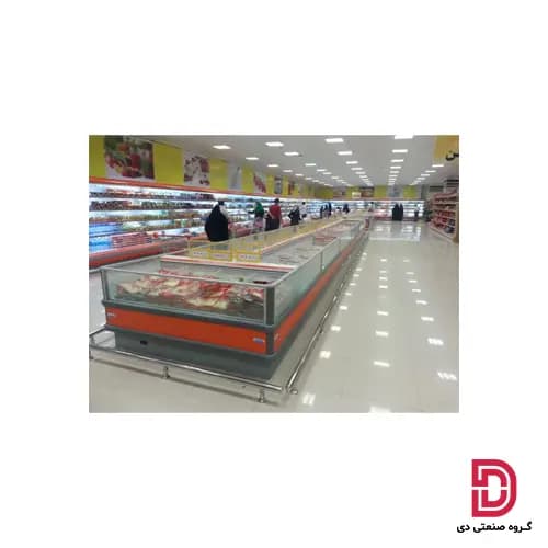 یخچال فریزر خوابیده پرده هوا — تصویر ۲