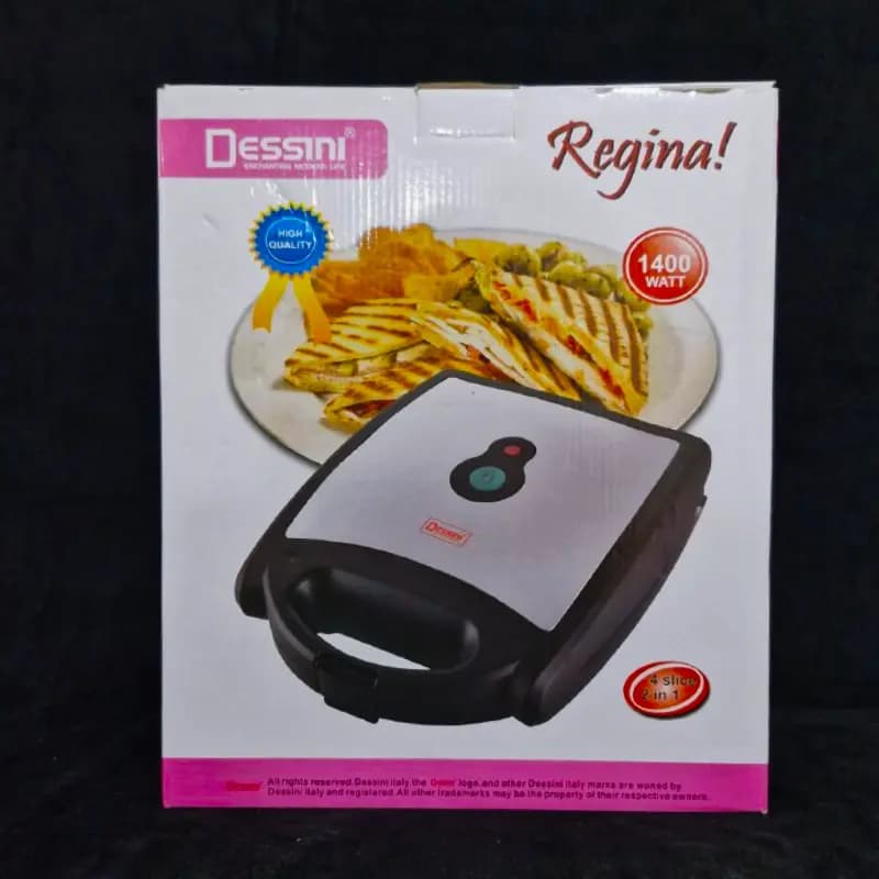 اسنک ساز 2 کاره دسینی Dessini 1400 با دو صفحه گریل و اسنک — تصویر ۷