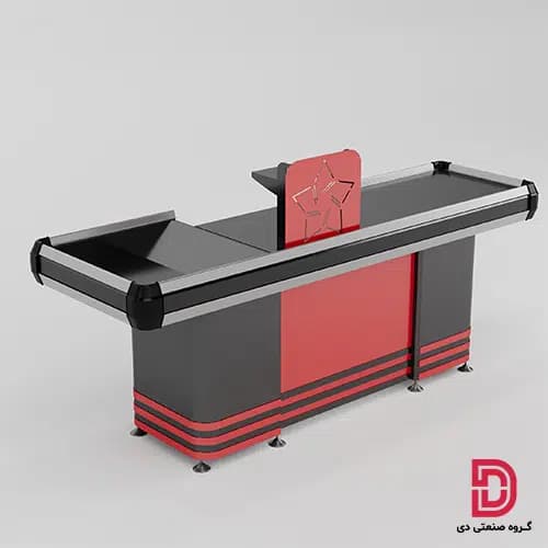 میز چک اوت فروشگاهی مدل سایه (ثابت/موتوردار) — تصویر ۲