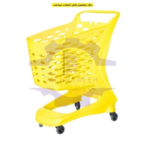 چرخ خرید فروشگاهی پلاستیکی 90 لیتری — تصویر ۷