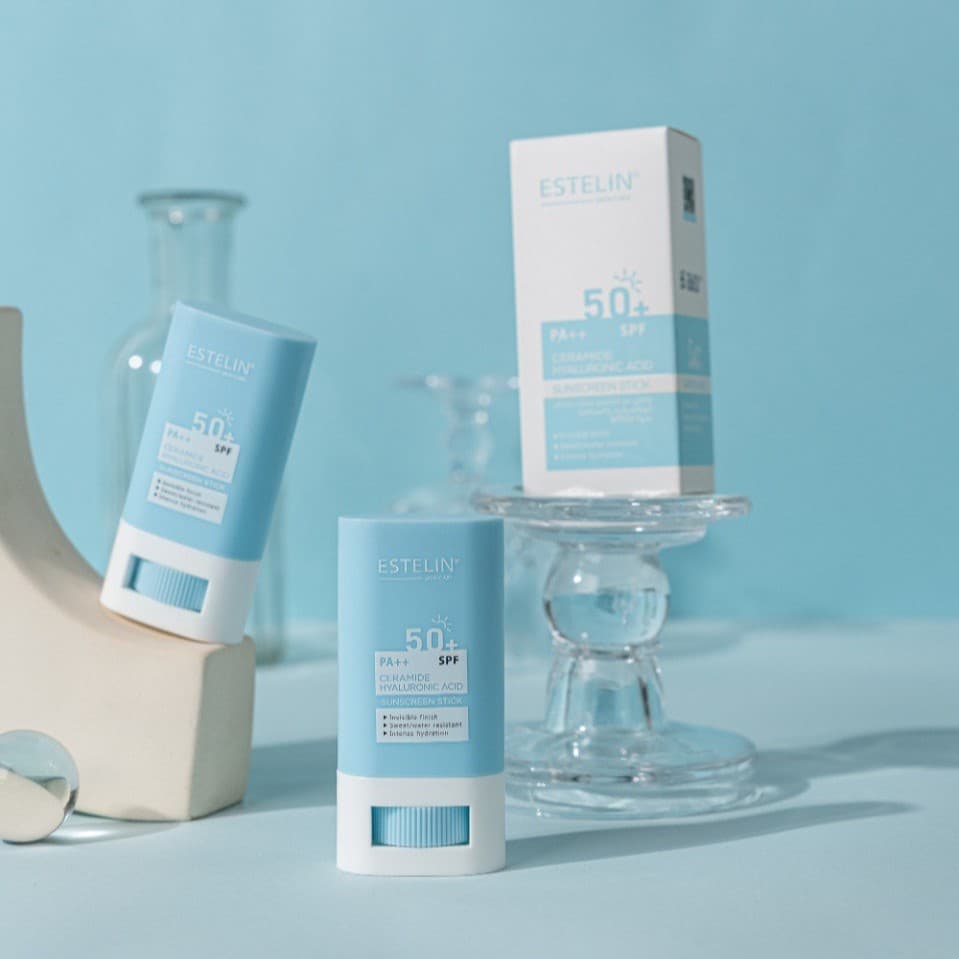 ضد افتاب استیکی استلین SPF 50 حاوی هیالورونیک اسید و سرامید ۲۰ گرم — تصویر ۲