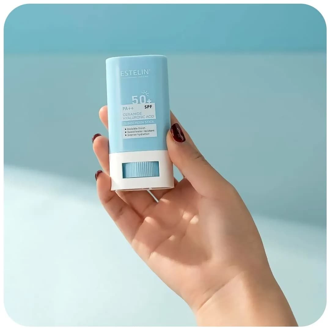 ضد افتاب استیکی استلین SPF 50 حاوی هیالورونیک اسید و سرامید ۲۰ گرم — تصویر ۳