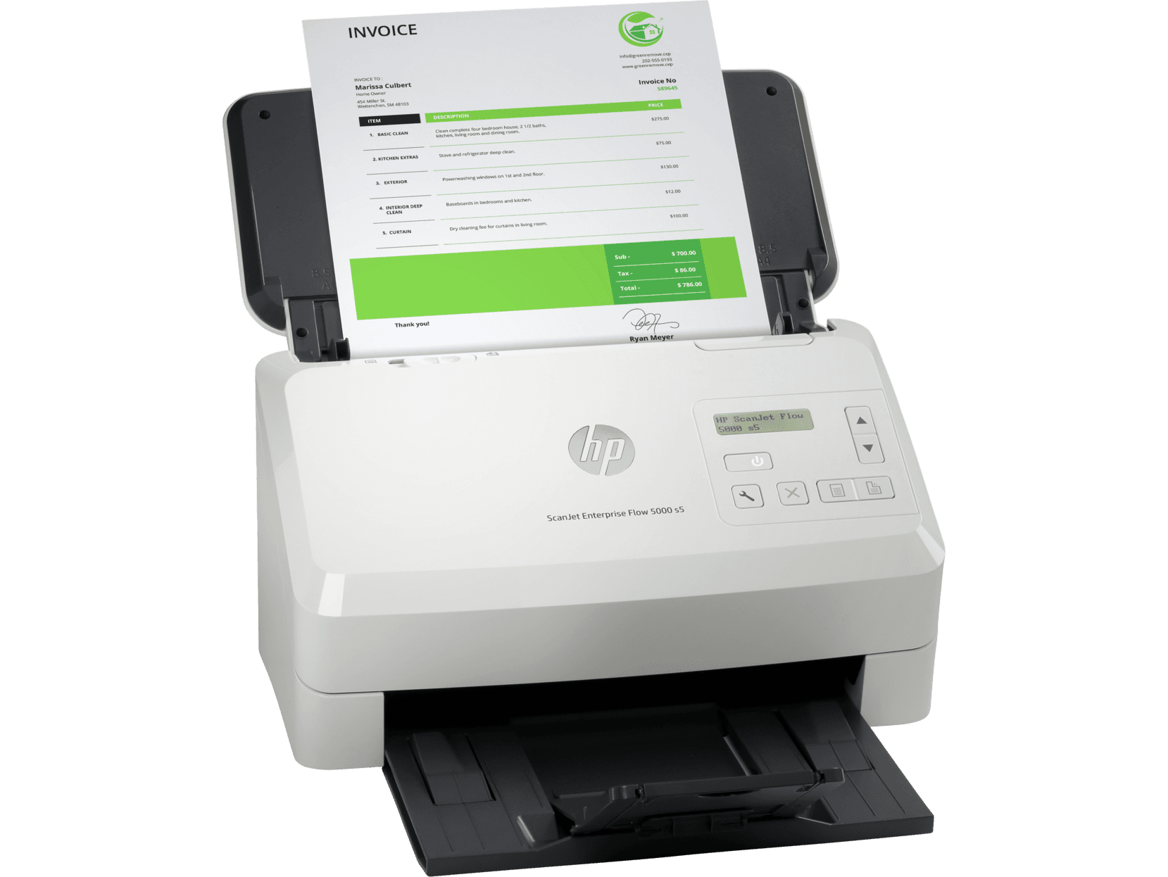 اسکنر اچ پی مدل HP ScanJet Enterprise Flow 5000 5s — تصویر ۵