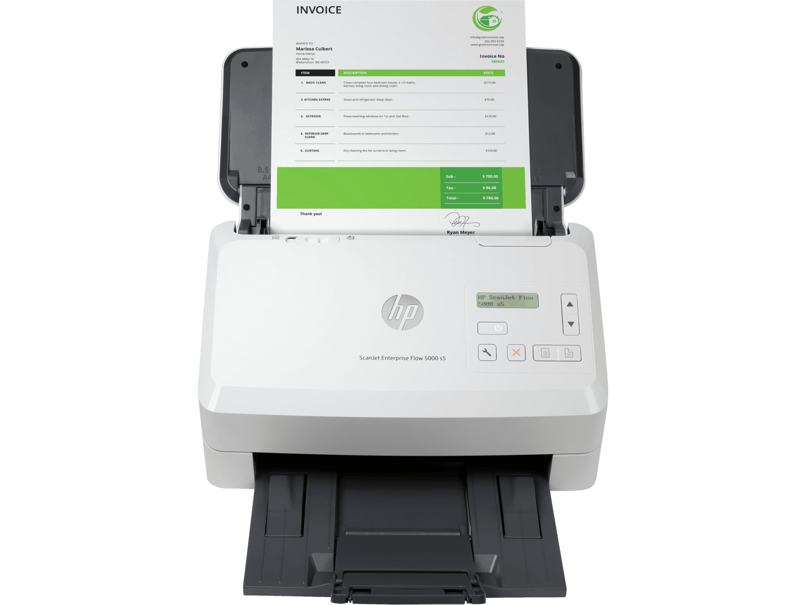 اسکنر اچ پی مدل HP ScanJet Enterprise Flow 5000 5s