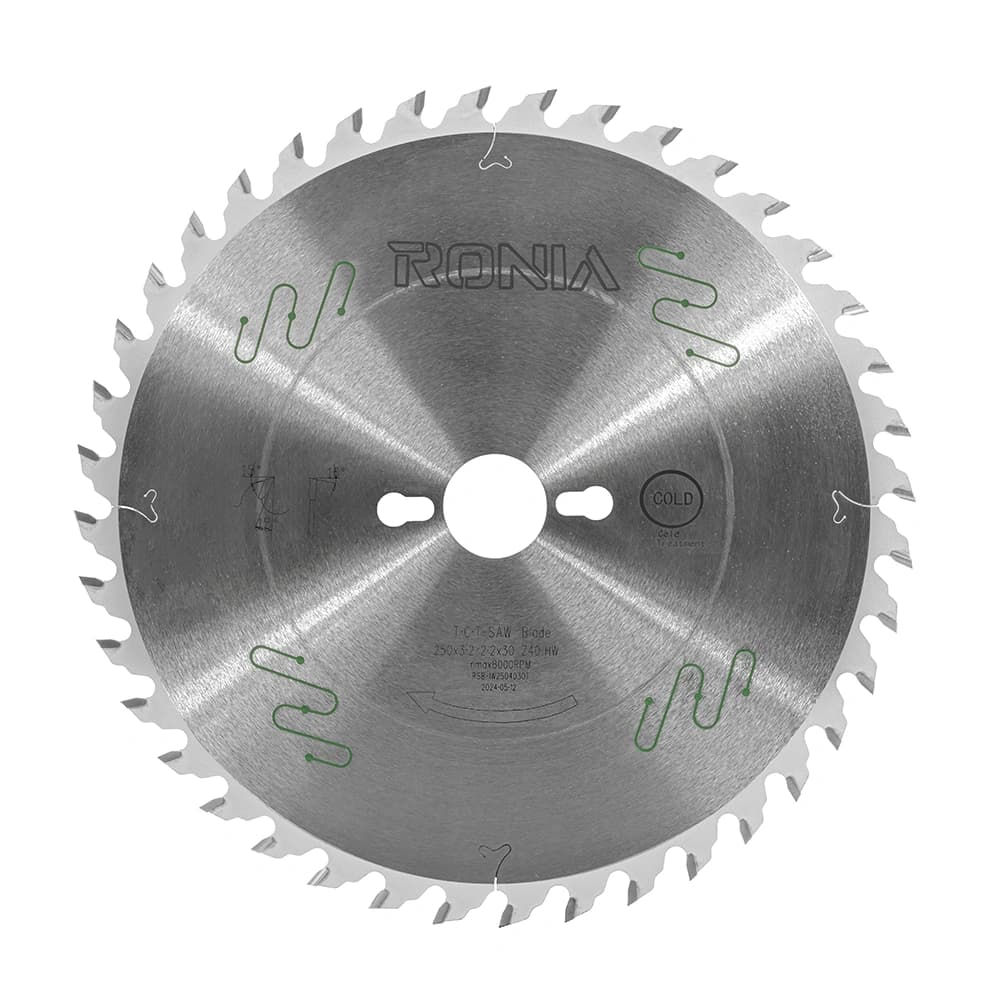 تیغ اره چوب بر 40 دندانه قطر 250 رونیا RSB-IW2504030T