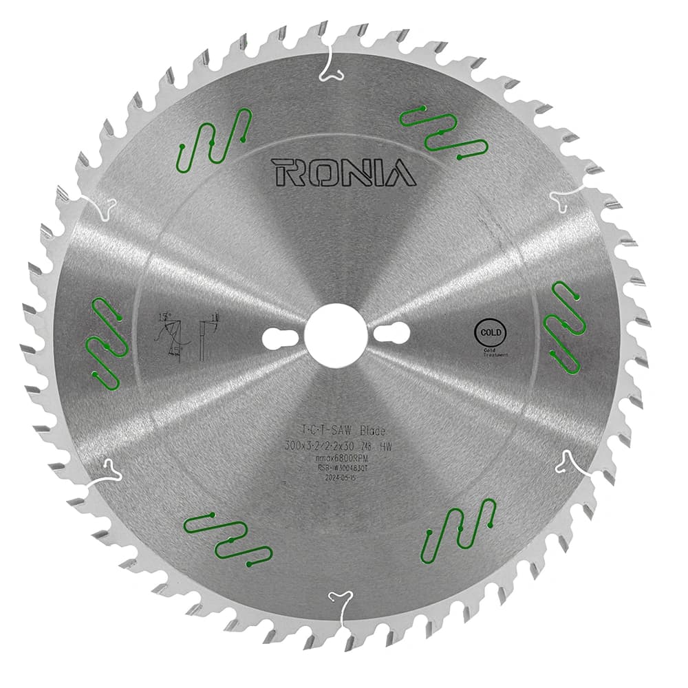 تیغ اره چوب بر 48 دندانه قطر 300 رونیا RSB-IW3004830T