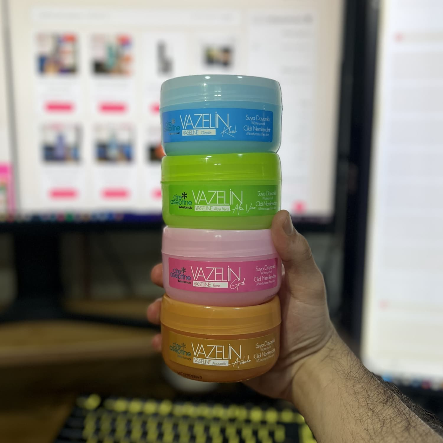 وازلین 150 میل آسپتین Aseptine در چهار رایحه — تصویر ۲