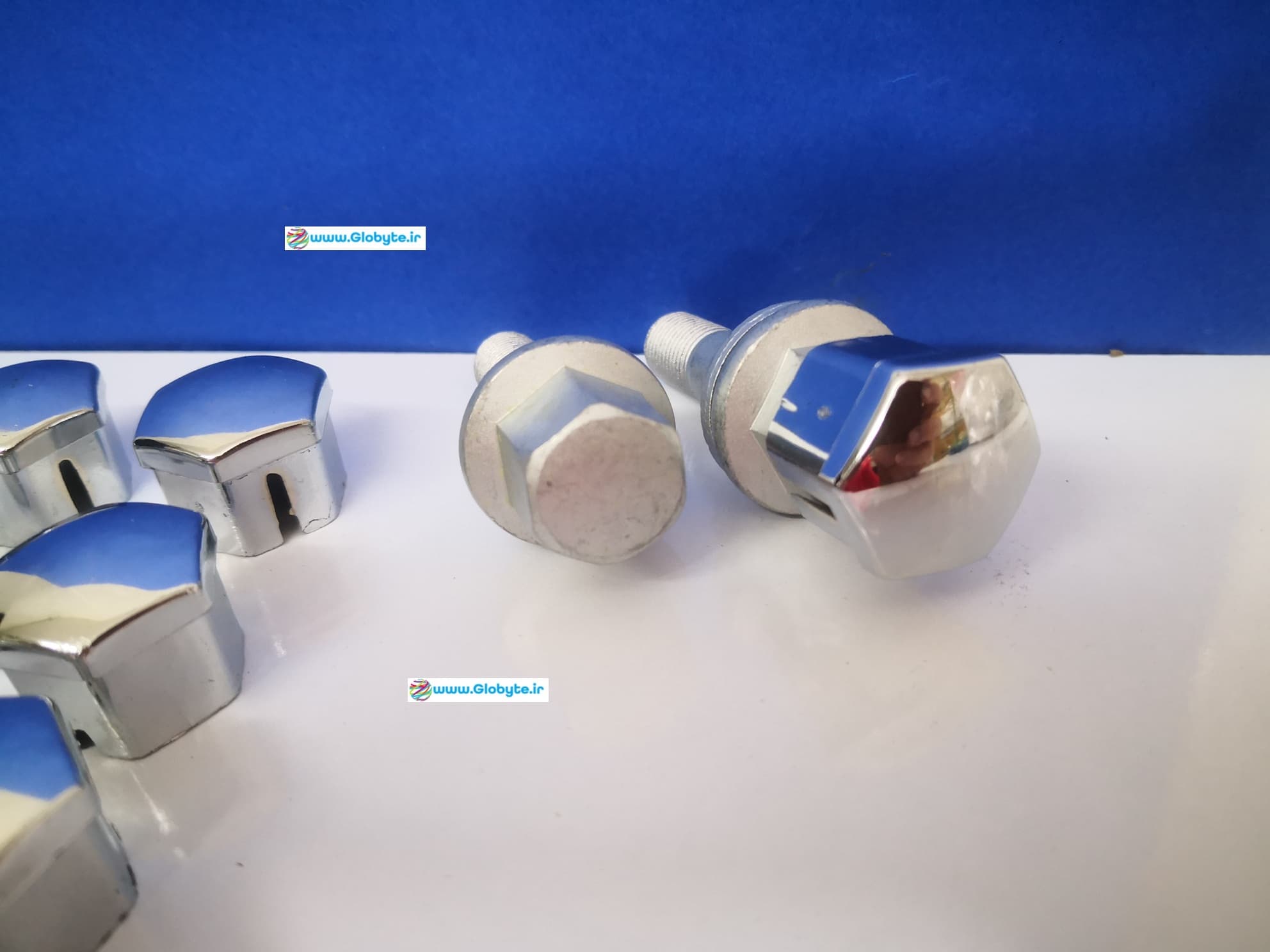 گل پیچ کروم براق برای پیچ های با کله آچار 19 — تصویر ۷