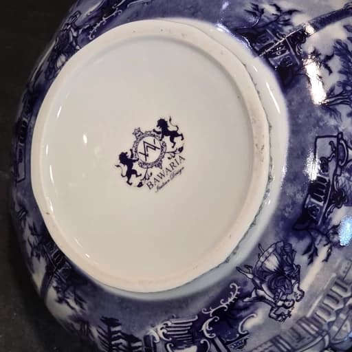 شکلات خوری چینی باواریا طرح آکسفورد ابی گندم کوچک کد 171 — تصویر ۶