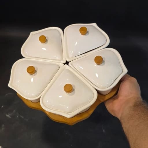 اردو خوری 5 خانه چوب و سرامیک کد 50037 — تصویر ۶