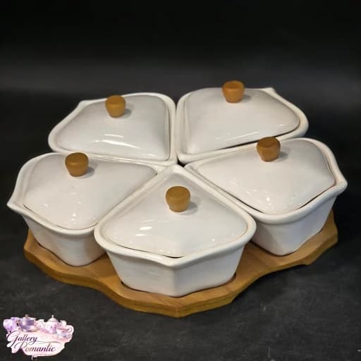 اردو خوری 5 خانه چوب و سرامیک کد 50037 — تصویر ۲