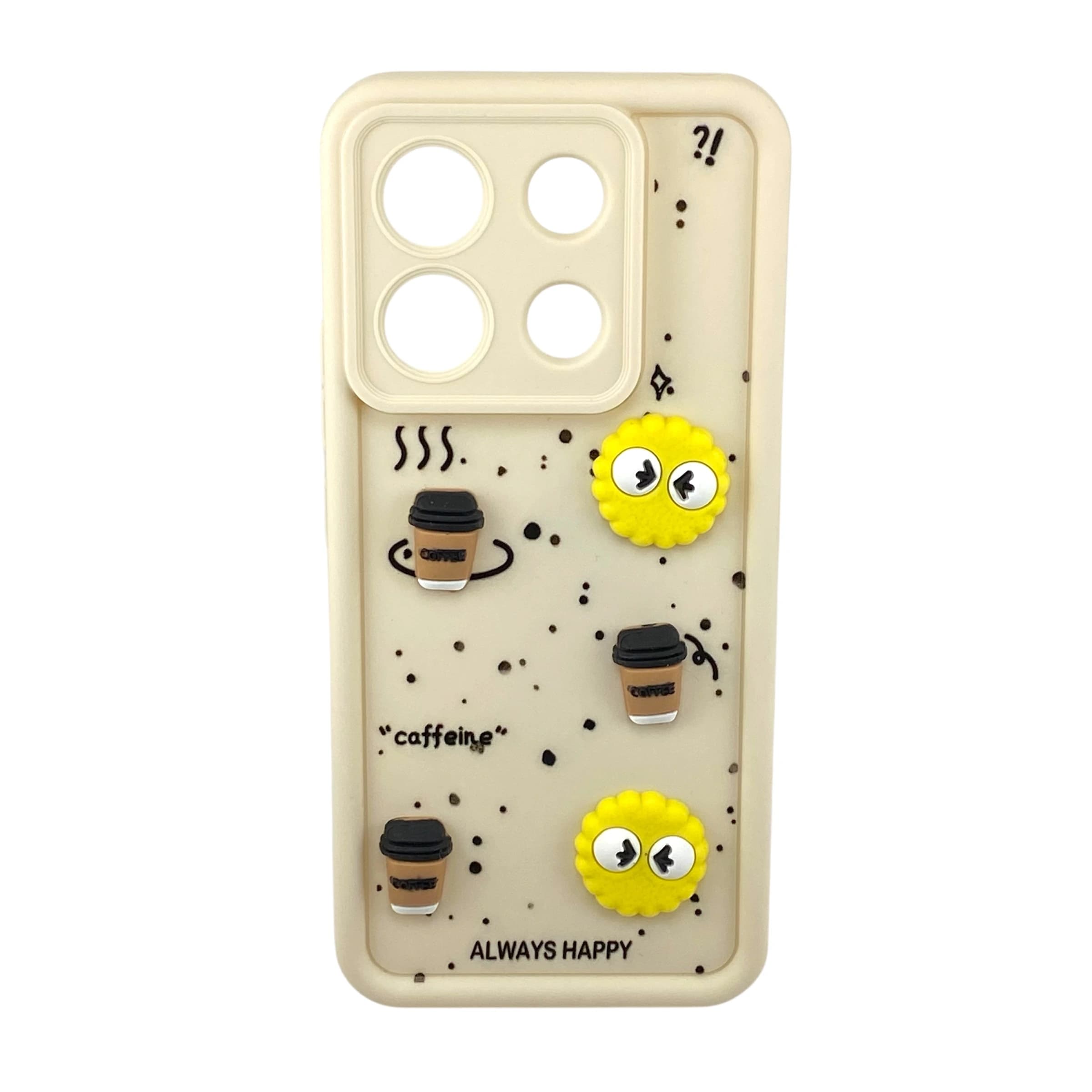 قاب گوشی شیائومی Redmi Note 13 4G کد 2339 طرح قهوه | فانتزی و زیبا