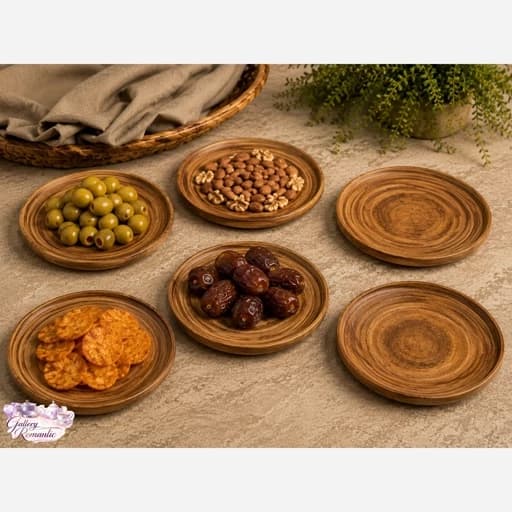 پیش دست چوبی سه لایه راش گرجستان قطر 19 بسته 6 عددی کد 11059-1