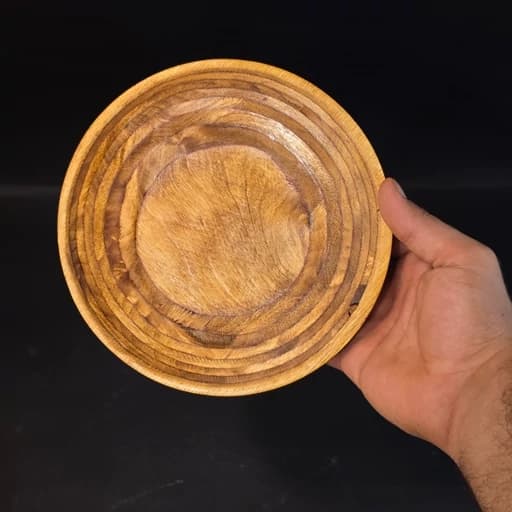 پیش دست چوبی سه لایه راش گرجستان قطر 19 بسته 6 عددی کد 11059-1 — تصویر ۴