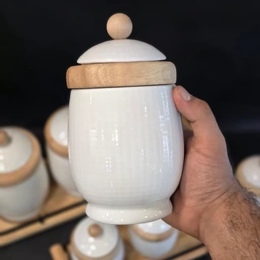 سرویس پاسماوری چوب و سرامیک ریور با استند کد 4915-4916 — تصویر ۷