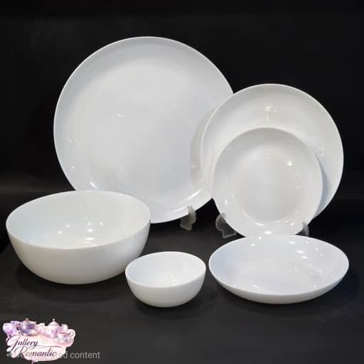 سرویس غذاخوری ارکوپال فرانسیس دیوالی سفید 6 نفره 26 پارچه — تصویر ۲