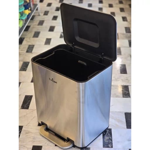 سطل زباله استیل یونیک 20 لیتر کد 4300 — تصویر ۴