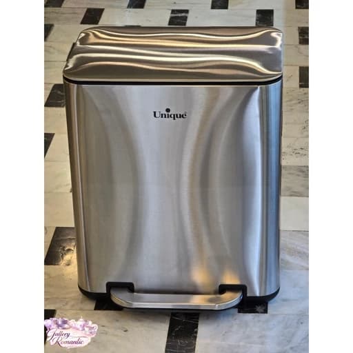 سطل زباله استیل یونیک 20 لیتر کد 4300 — تصویر ۳