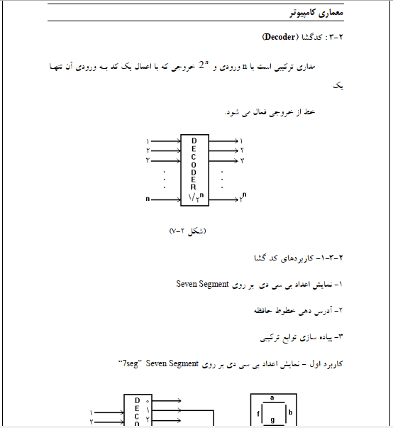 دانلود جزوه معماری کامپیوتر — تصویر ۴