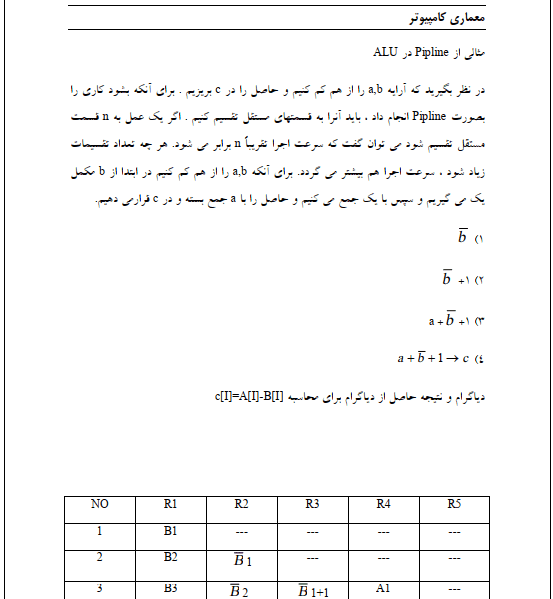 دانلود جزوه معماری کامپیوتر — تصویر ۵