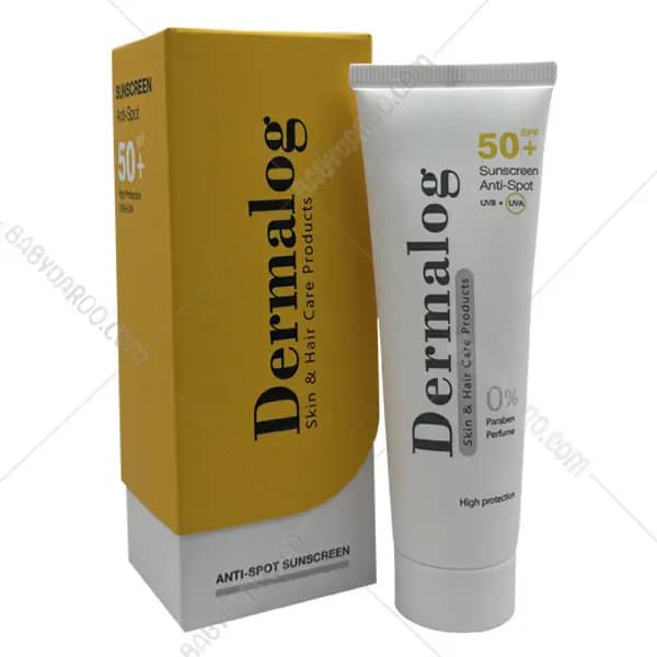 کرم ضدآفتاب و ضدلک بی رنگ SPF 50 درمالوگ — تصویر ۴