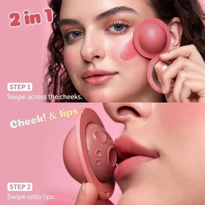 رژگونه و رژ لب خیس اولیبولا فضایی وزن 3.6 گرم