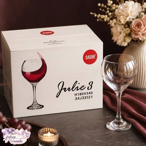 گیلاس خوری بلور ساچی بیسترو کد 34j32 بسته 6 عددی