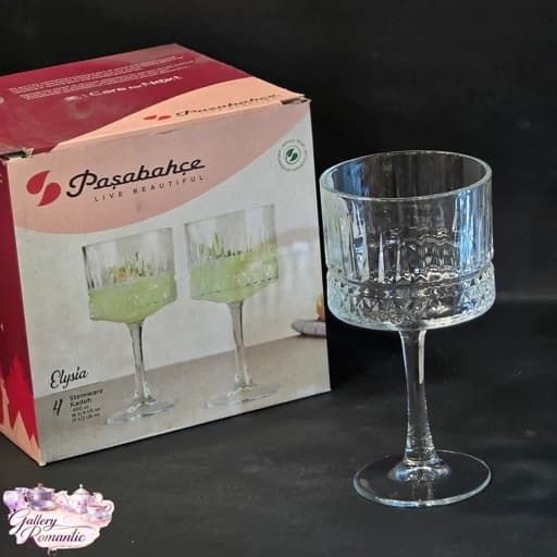 گیلاس-بستنی خوری پاشاباغچه الیسیا کد 440437 بسته 4 عددی — تصویر ۳