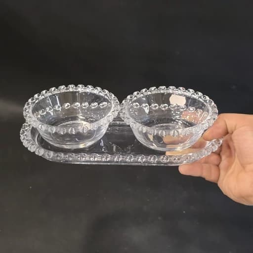 اردو خوری کریستال 3 تیکه مرواریدی کد 3001 — تصویر ۵