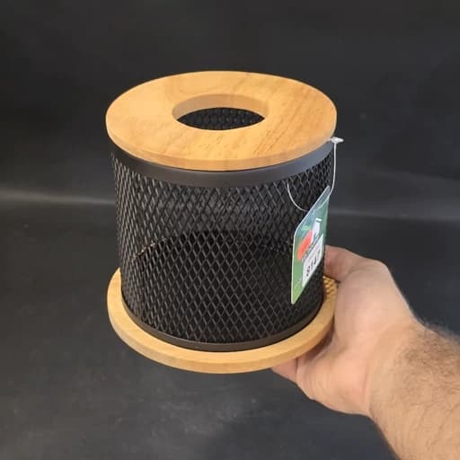 جای دستمال کاغذی چوب و فلز رابر وود کد 8147 — تصویر ۶
