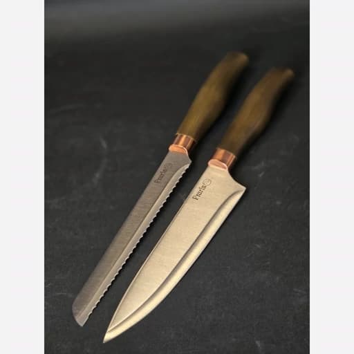 سرویس کارد اشپزخانه پرارین مدل اسپیرال دنیز چوبی 7 پارچه کد 8111-8105 — تصویر ۵