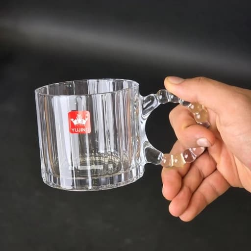 فنجان-ماگ کریستال دسته مروارید چینی yujing مدل الیسیا کد 4-5806 بسته 6 عددی — تصویر ۳