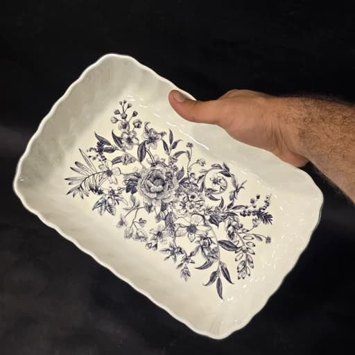 تابه مستطیل سرامیکی گلدکیش مدل لوتوس کد 701134 — تصویر ۵