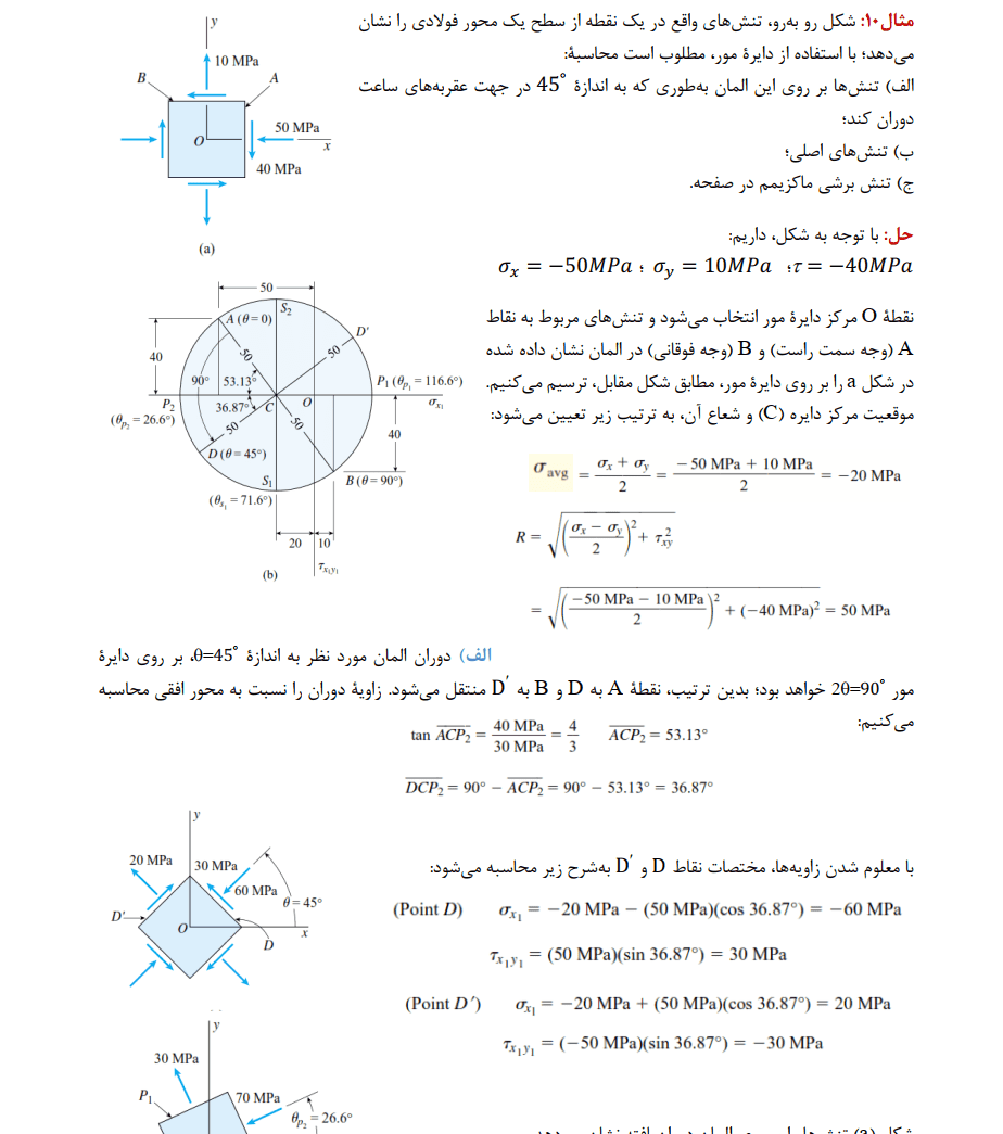 دانلود جزوه مقاومت مصالح 1 — تصویر ۴