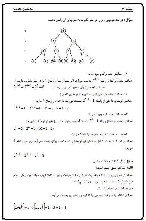 دانلود جزوه ساختمان داده با مثال و تمرین — تصویر ۳