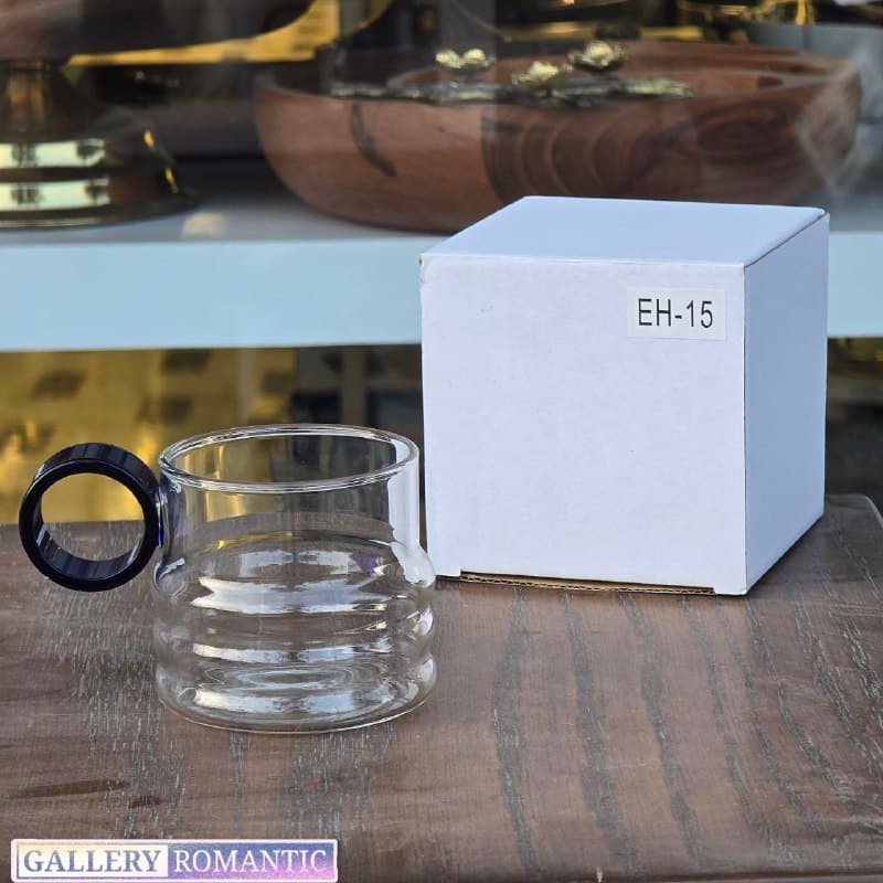 لیوان-ماگ پیرکس دسته گرد ابی کد 15 بسته 1 عددی
