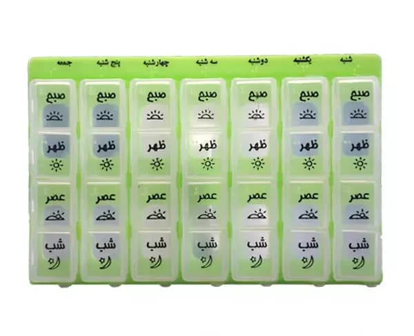 تقویم دارویی هفتگی FTE Co | چهار نوبت — تصویر ۲