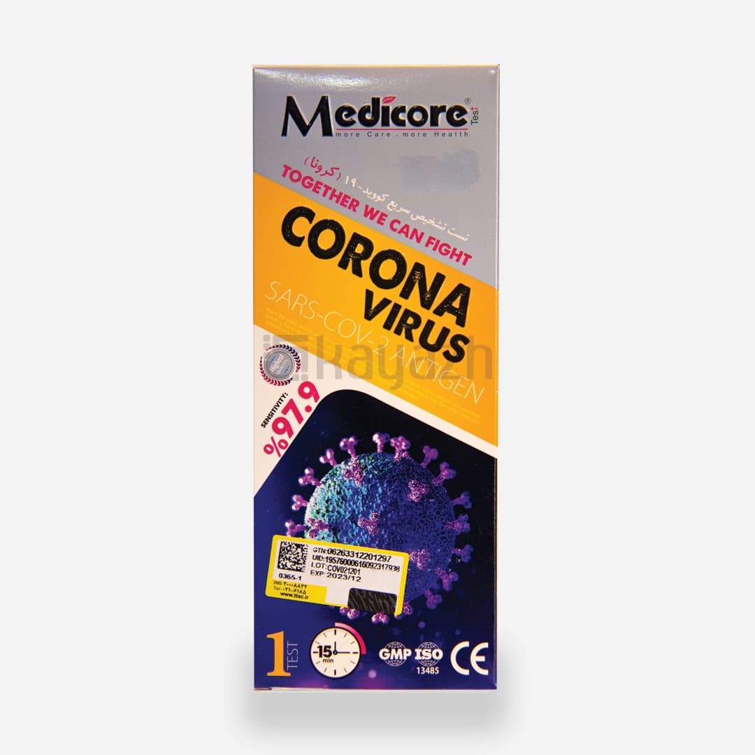 کیت تست سریع آنتی‌ژن کرونا Medicore