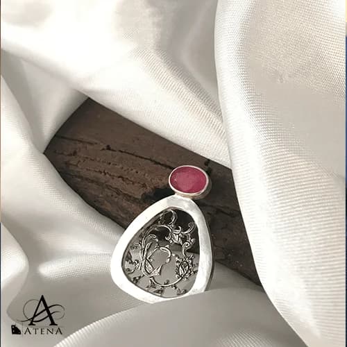 گردنبند نقره زنانه مروا — تصویر ۲