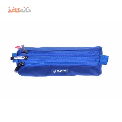 جامدادی 3 زیپ ارتو سیکلاس ساده طرح ابی — تصویر ۳