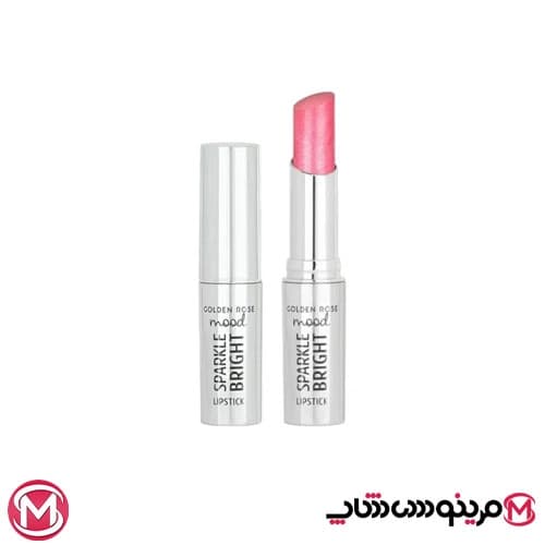 رژ لب جامد گلدن رز SPARKLE BRIGHT شماره 153 رنگ PINK GLITZ — تصویر ۳