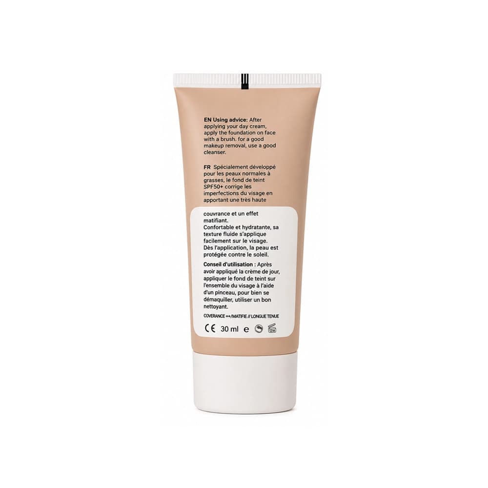 ضدآفتاب فلوئیدی رنگی ریچ(Rose beige matte RICH)شماره30 — تصویر ۲