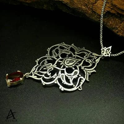 گردنبند نقره زنانه خوش نوا — تصویر ۲