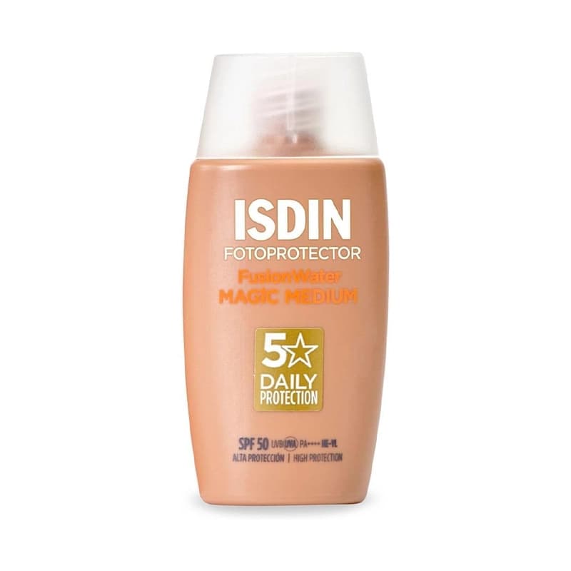 ضد آفتاب رنگی ایزدین ISDIN Magic Medium SPF50 — تصویر ۳