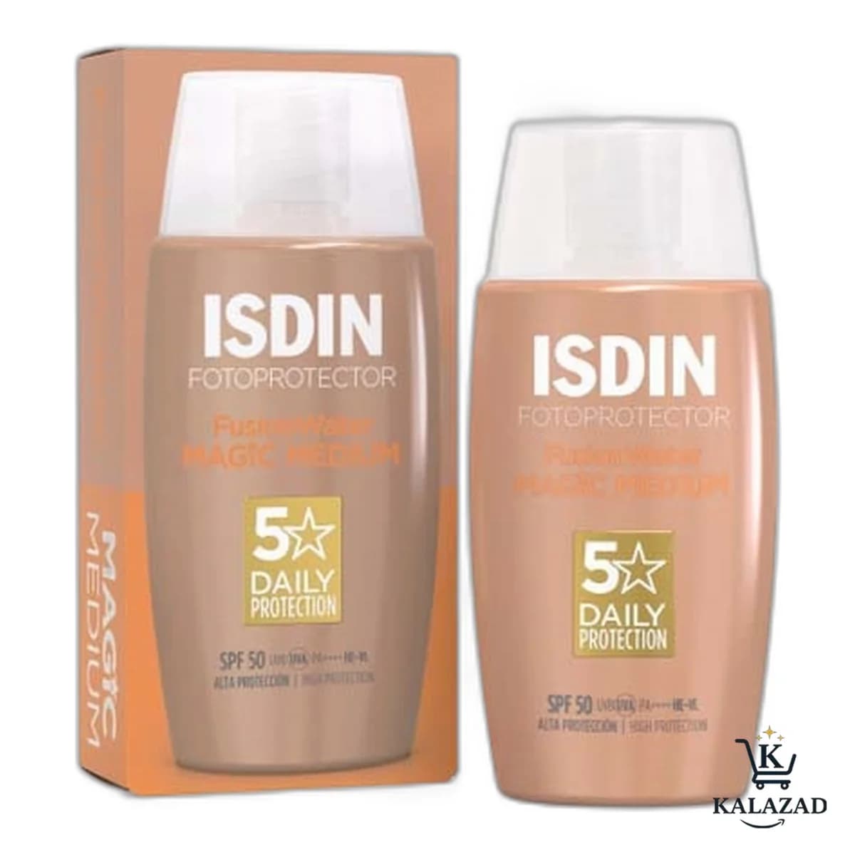 ضد آفتاب رنگی ایزدین ISDIN Magic Medium SPF50 — تصویر ۲