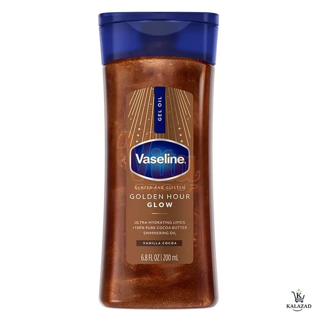 وازلین روغن بدن شاین دار golden hour glow — تصویر ۲